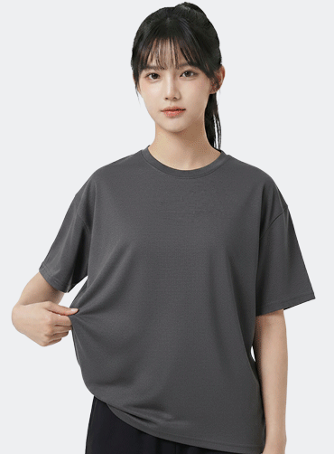 소로나 헤비 오버핏 라운드 JUN585 | 단체티 주문제작 탑앤탑