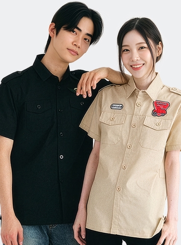 에플렛 워크웨어 셔츠 JUN340 | 단체남방 주문제작 탑앤탑