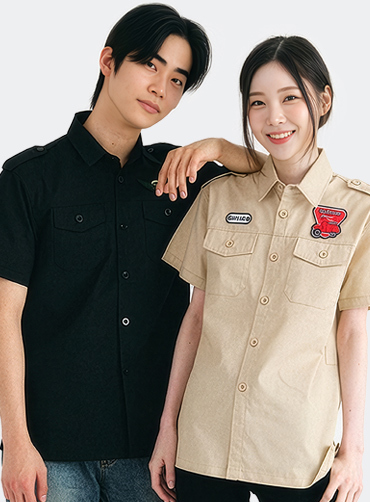 에플렛 워크웨어 셔츠 JUN340 | 단체남방 주문제작 탑앤탑