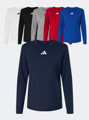 [Adidas] 아디다스 여성 프리게임 롱슬리브 티셔츠 AT105 | 브랜드단체티 주문제작 탑앤탑