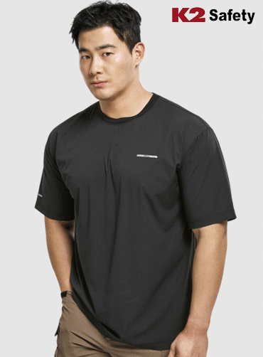 [K2] 워크웨어 경량스판라운드티 TS6206 | 브랜드단체티 주문제작 탑앤탑