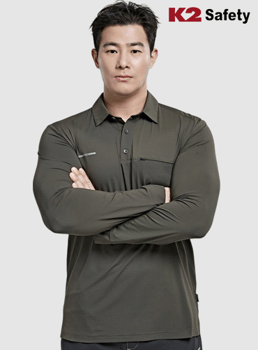 [K2] 워크웨어 카라티긴팔 TS6204 | 브랜드단체카라티 주문제작 탑앤탑