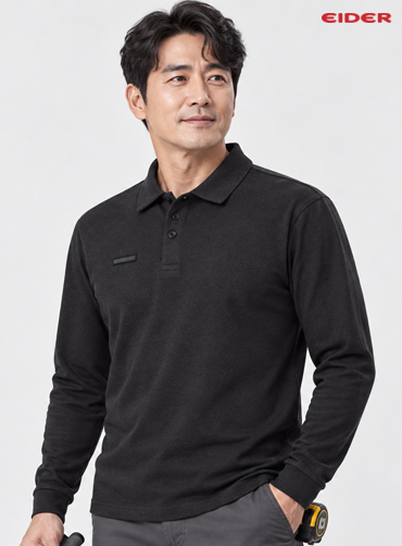 [아이더] 워크웨어 폴로 티셔츠 긴팔 TSF2602 | 단체카라티 주문제작 탑앤탑