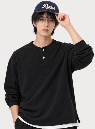 더블코튼 헨리넥 긴팔티셔츠 6종 FMLT1595_26_09 | 단체티셔츠 주문제작 탑앤탑 더블코튼 헨리넥 긴팔티셔츠 6종 FMLT1595_26_09 | 단체티셔츠 주문제작 탑앤탑
