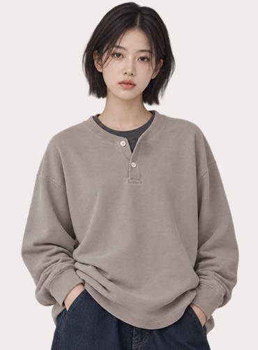 더블코튼 헨리넥 긴팔티셔츠 6종 FMLT1595_26_09 | 단체티셔츠 주문제작 탑앤탑 더블코튼 헨리넥 긴팔티셔츠 6종 FMLT1595_26_09 | 단체티셔츠 주문제작 탑앤탑