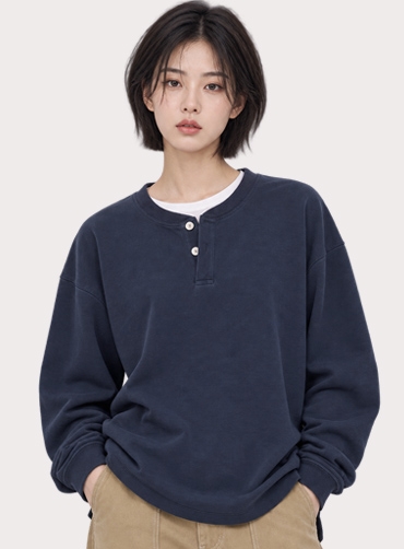 더블코튼 헨리넥 긴팔티셔츠 6종 FMLT1595_26_09 | 단체티셔츠 주문제작 탑앤탑