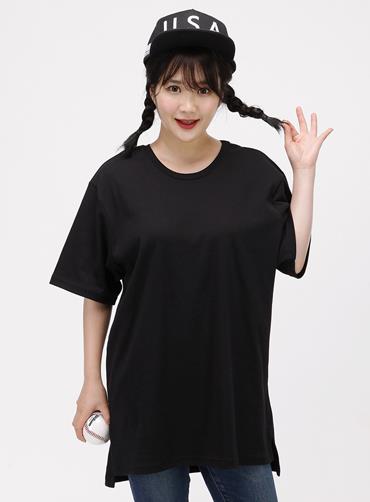 오버핏 라운드 티셔츠 KAN2071 | 단체티 주문제작 탑앤탑