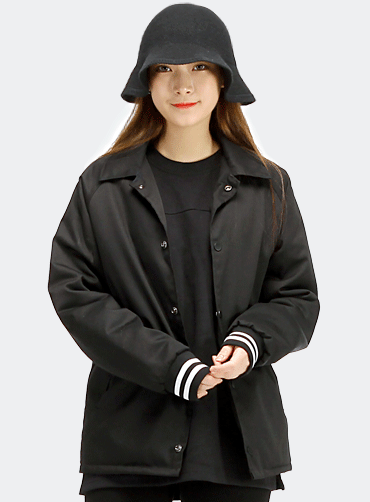 코치 자켓(BLACK) | 단체자켓 단체점퍼 주문제작 탑앤탑