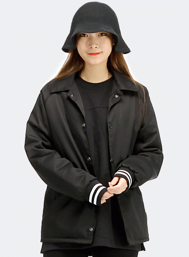코치 자켓(BLACK) | 단체자켓 단체점퍼 주문제작 탑앤탑