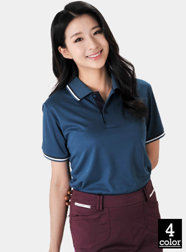 기능성 아스킨 카라 반팔티JUN389  | 단체카라티 주문제작 탑앤탑