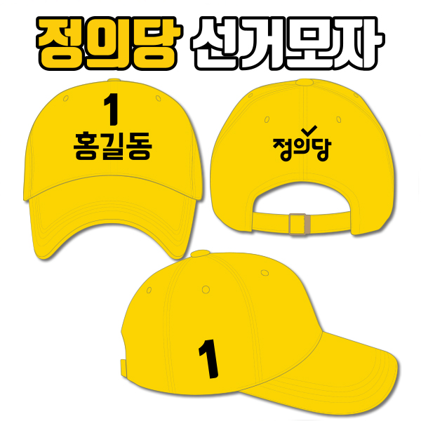 정의당 선거모자 A2+B3+C1 타입