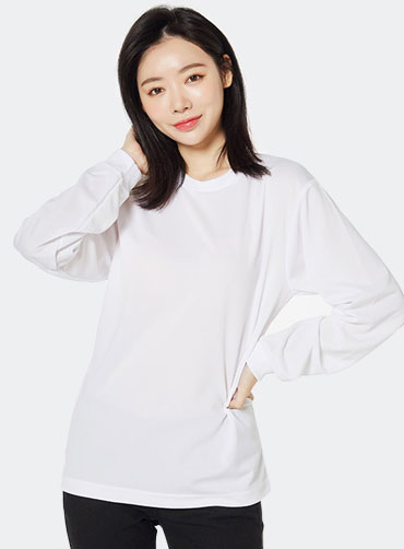 [톰스 브랜드] 드라이 라운드 긴팔티셔츠 TOM304 | 단체티 쿨론단체티 주문제작 탑앤탑