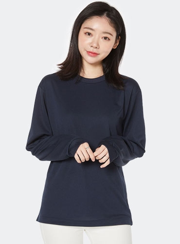 [톰스 브랜드] 드라이 라운드 긴팔티셔츠 TOM304 | 단체티 쿨론단체티 주문제작 탑앤탑