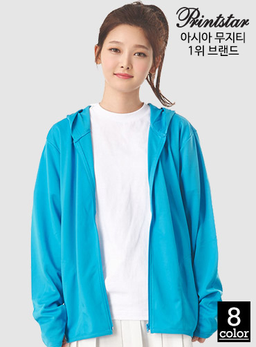 [톰스 브랜드] 드라이 후드 집업티 TOM338 | 단체복 주문제작 탑앤탑