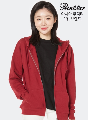 [톰스 브랜드] 프리미엄 쭈리 후드집업 TOM217  | 단체복 주문제작 탑앤탑