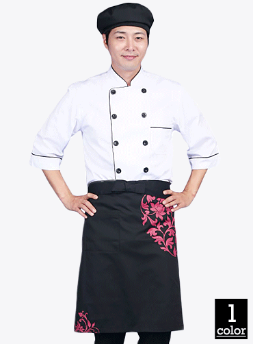 AE150 꽃프린트앞치마