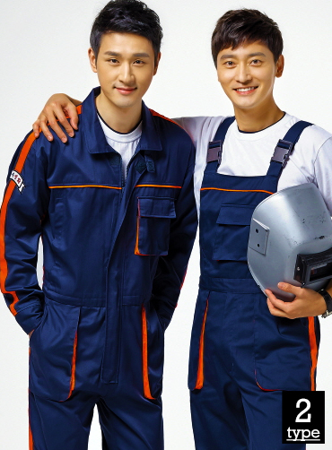 [티뷰크]T/C 스즈키 정비복 TB-711-717 | 브랜드단체작업복 주문제작 탑앤탑