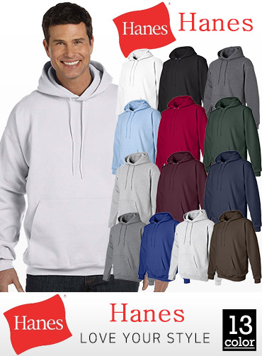 [헤인즈] 기모후드티 hanes F170  | 단체복 주문제작 탑앤탑
