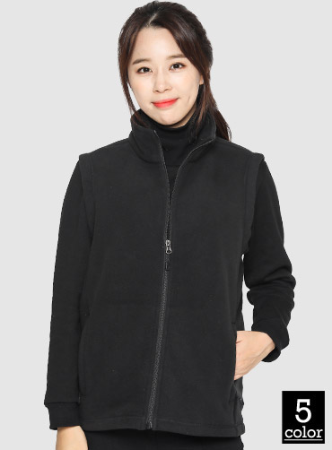 폴라폴리스 후리스 조끼 LEN40W | 단체조끼 주문제작 탑앤탑