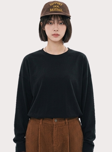 오버핏 레이어드 롱티셔츠 FMJM2153 | 단체티 주문제작 탑앤탑