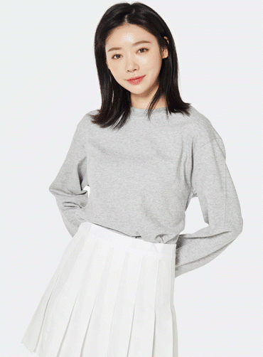 [톰스 브랜드] 17수 베이직 라운드 긴팔티 TOM102 | 단체티 주문제작 탑앤탑