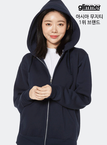 [톰스 브랜드] 드라이 기모 후드 집업 TOM348 | 단체티 단체후드집업 주문제작 탑앤탑