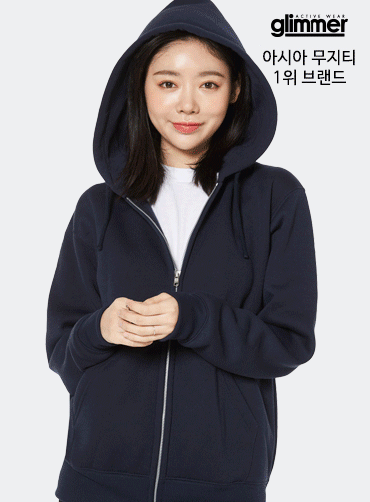 [톰스 브랜드] 드라이 기모 후드 집업 TOM348 | 단체티 단체후드집업 주문제작 탑앤탑