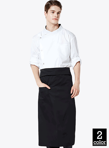 허리형 롱 허리덮개 앞치마 HOP402 | 단체유니폼 단체앞치마 주문제작 탑앤탑