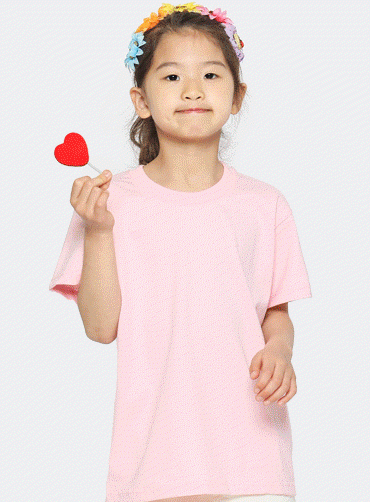 면30수 아동 베이직 라운드 반팔티 | 단체복 주문제작 탑앤탑