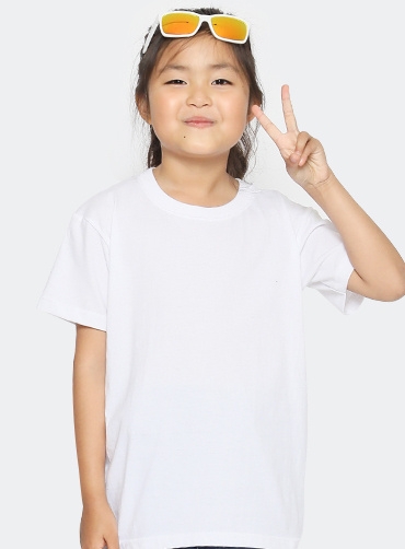 면30수 아동 베이직 라운드 반팔티 | 단체복 주문제작 탑앤탑