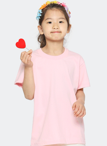 면30수 아동 베이직 라운드 반팔티 | 단체복 주문제작 탑앤탑