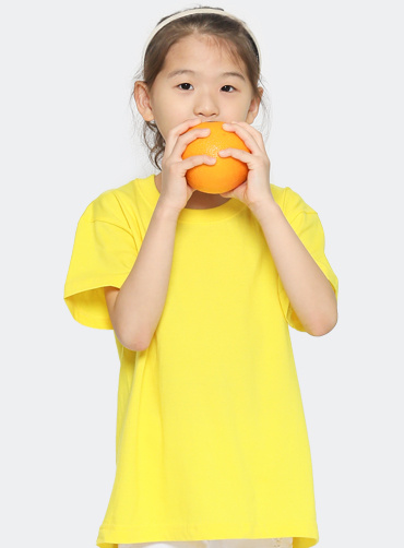 면30수 아동 베이직 라운드 반팔티 | 단체복 주문제작 탑앤탑