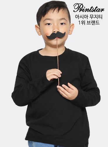 [톰스 브랜드] 17수 베이직 아동 라운드 긴팔티 TOM102 | 단체복 주문제작 탑앤탑