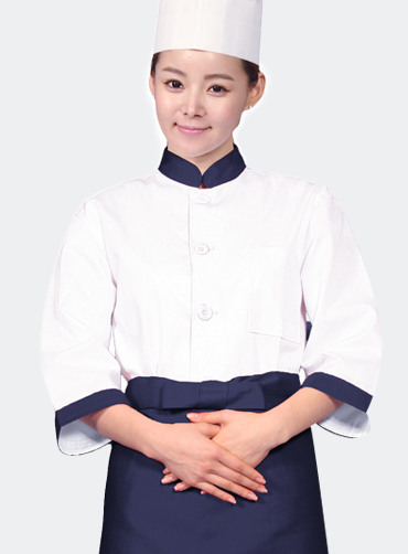 EC01 단추차이나카라 조리복/요리복 | 단체유니폼 단체조리복 주문제작 탑앤탑