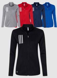 [Adidas] 아디다스 우먼3-스트라이프 더블 니트풀-집업 A483 [USA FIT]