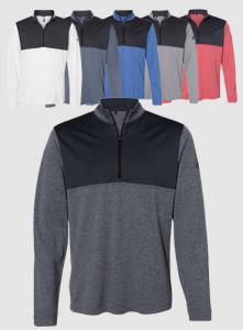 [Adidas] 아디다스 경량 쿼터 집 풀오버 A280 [USA FIT] | 브랜드단체복 주문제작 탑앤탑