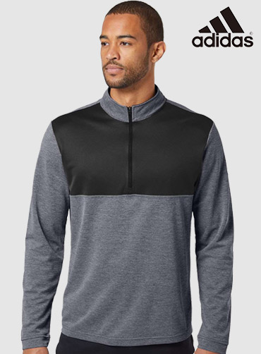 [Adidas] 아디다스 경량 쿼터 집 풀오버 A280 [USA FIT] | 브랜드단체복 주문제작 탑앤탑