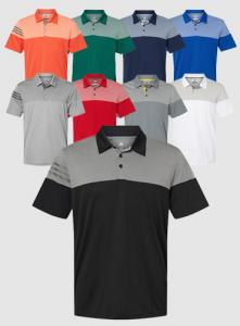 [Adidas] 아디다스 헤더 스트라이프 컬러블록 스포츠 카라 A213 [USA FIT]
