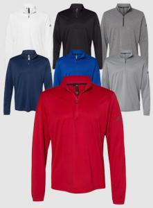[Adidas] 아디다스 경량 쿼터 집 풀오버 A401 [USA FIT]  | 브랜드단체복 주문제작 탑앤탑