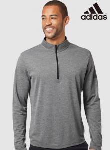 [Adidas] 아디다스 경량 쿼터 집 풀오버 A401 [USA FIT]  | 브랜드단체복 주문제작 탑앤탑