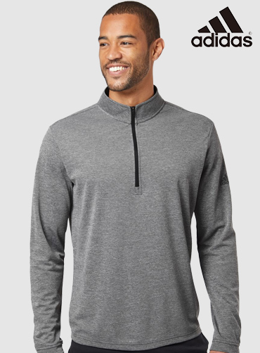[Adidas] 아디다스 경량 쿼터 집 풀오버 A401 [USA FIT]  | 브랜드단체복 주문제작 탑앤탑