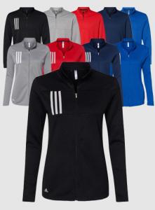 [Adidas] 아디다스 3-스트라이프 더블 니트 쿼터 집 풀오버 A482,A483 [USA FIT]  | 단체티 단체추리닝 주문제작 탑앤탑