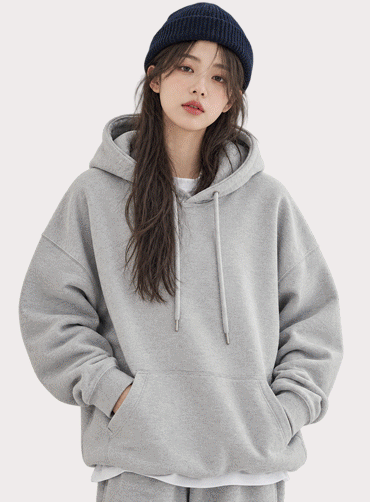 오리지널무지[기모] 루즈핏 후드 FMHD1934_21_9  | 단체티 단체후드티 주문제작 탑앤탑
