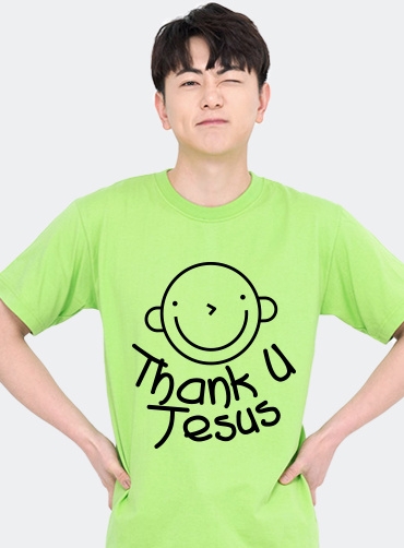 땡큐 지져스 / 교회단체티A7 | 단체티 주문제작 탑앤탑