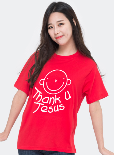 땡큐 지져스 / 교회단체티A7 | 단체티 주문제작 탑앤탑