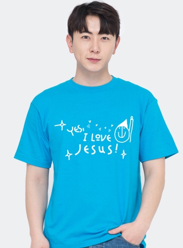 I LOVE JESUS MAN  / 교회단체티A31 | 단체티 주문제작 탑앤탑