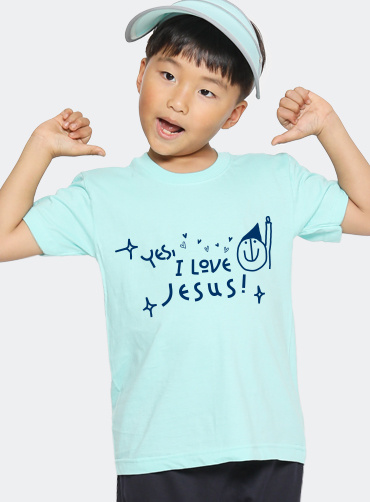 I LOVE JESUS MAN  / 교회단체티A31 | 단체티 주문제작 탑앤탑