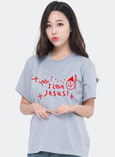 I LOVE JESUS MAN  / 교회단체티A31 | 단체티 주문제작 탑앤탑