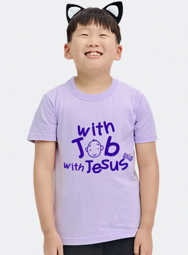 WITH JESUS 날개  / 교회단체티A34  | 단체티 단체행사티 주문제작 탑앤탑