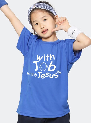 WITH JESUS 날개  / 교회단체티A34  | 단체티 단체행사티 주문제작 탑앤탑